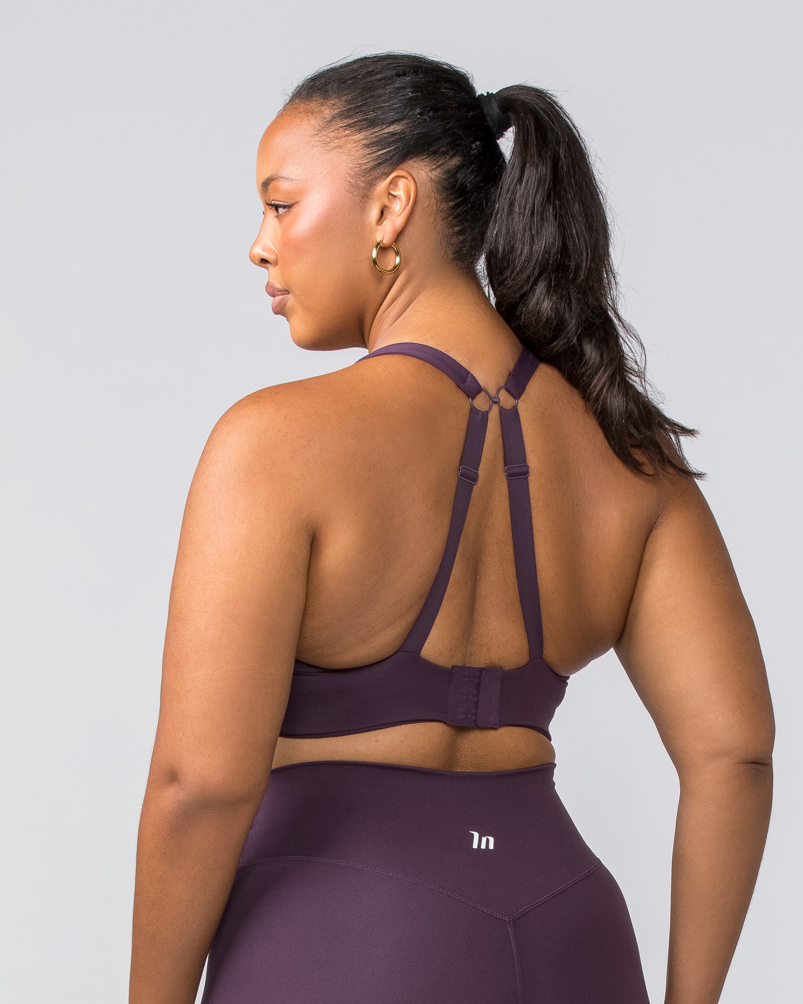 Staple Bra - Midnight Plum-Sports Bras-XXS-022449MIDNTPL-XXS-MNAPPRL29652-3-Muscle Nation