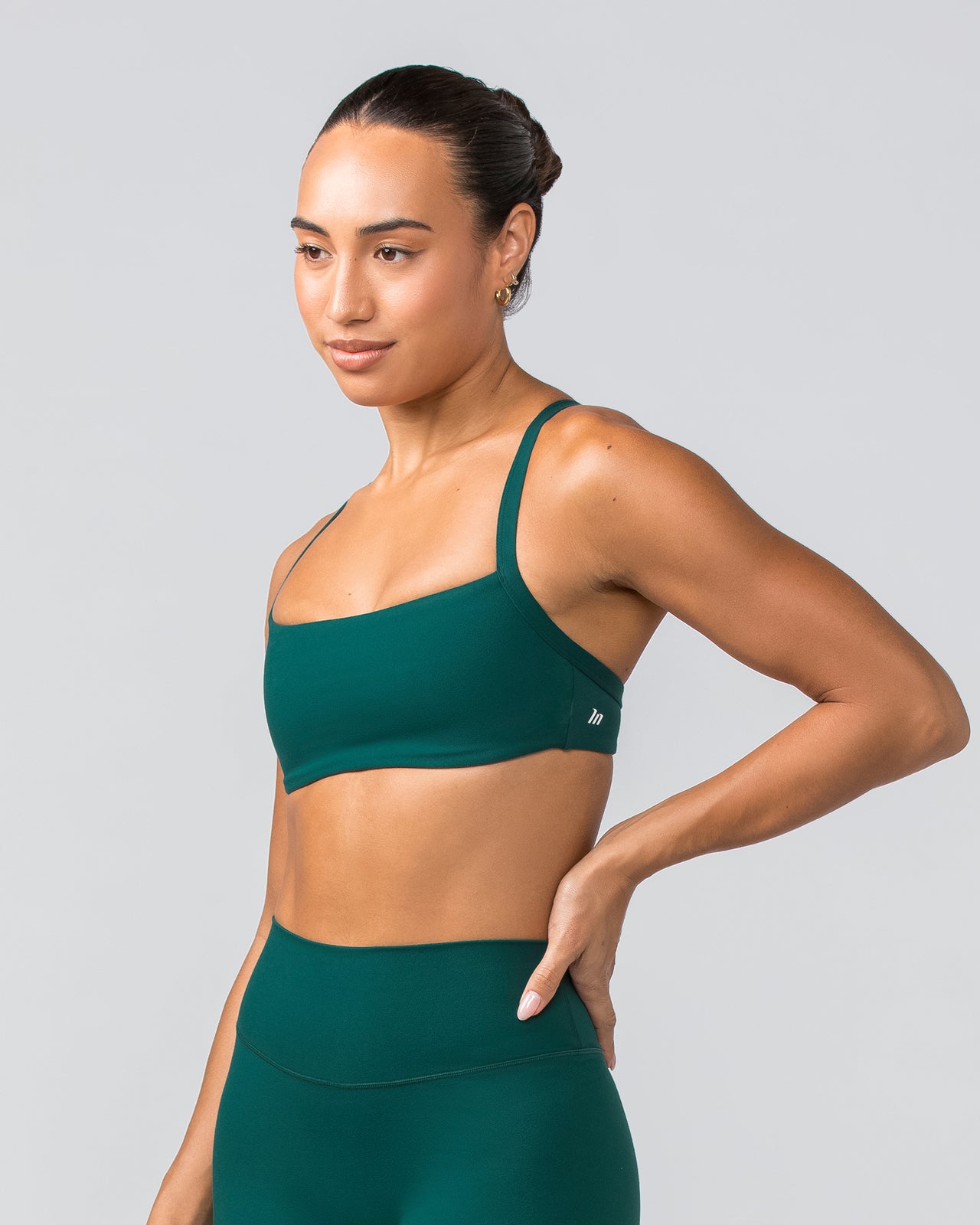 Paradise Bralette Evergreen - Muscle Nation women's bralette, view 2