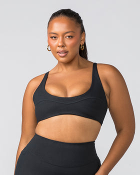 Scoop Everyday Bralette - Black-Bralettes-XXS-022448BLK-XXS-MNAPPRL29463-1-Muscle Nation