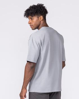 Worldclass Oversized Tee - Washed Cement-T-Shirts-XS-032634WCMT-XS-MNAPPRL49589-2-Muscle Nation