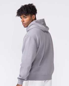 Worldclass Oversized Hoodie Washed Cement - Muscle Nation men's hoodie, view 5