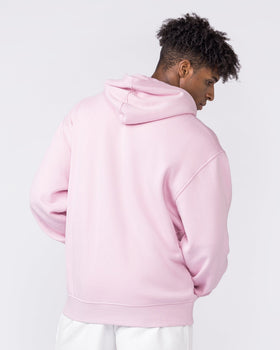 Worldclass Oversized Hoodie Washed Powder Pink - Muscle Nation men's hoodie, view 6