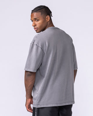 Worldwide Oversized Vintage Tee - Washed Tornado-T-Shirts-XS-1125186WSHTORN-XS-MNAPPRL47888-2-Muscle Nation