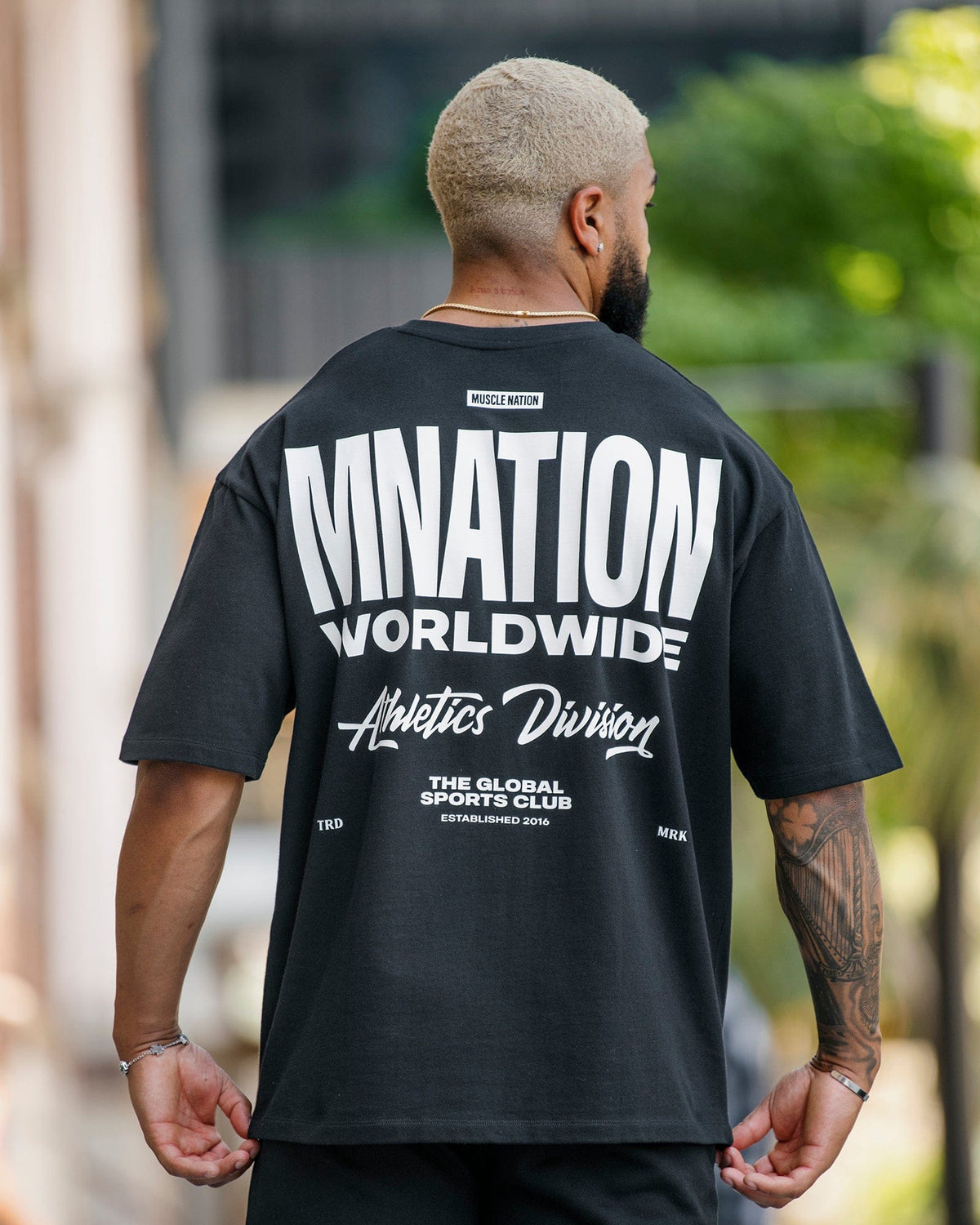 Athletic Division Pump Cover in Black - Muscle Nation