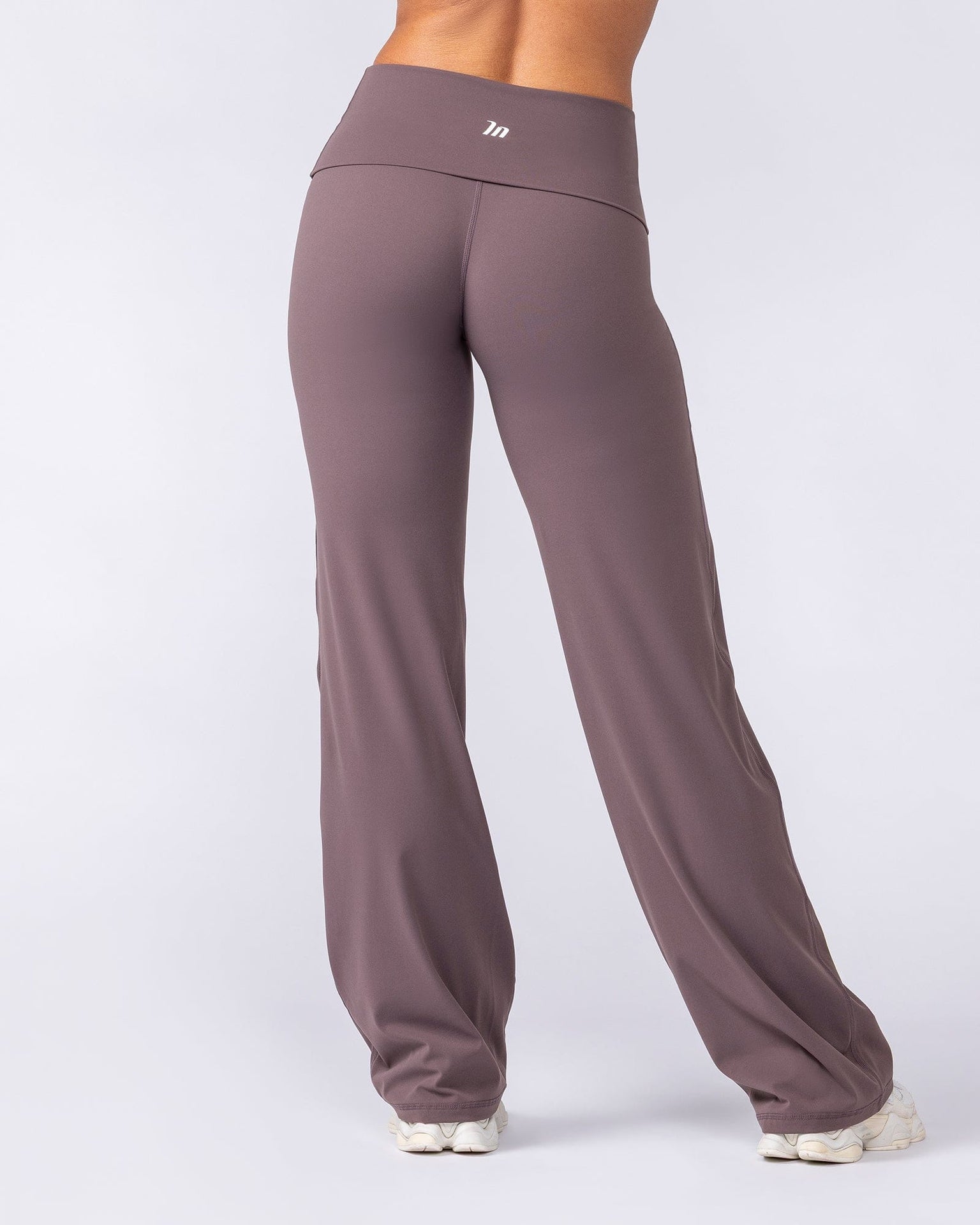 Aura Fold Over Straight Leg Leggings Regular - Umber