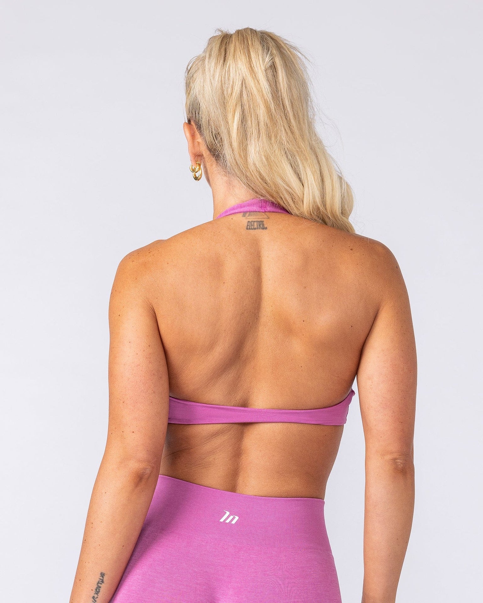 Bare Seamless Halter Bralette - Cactus Flower Marl