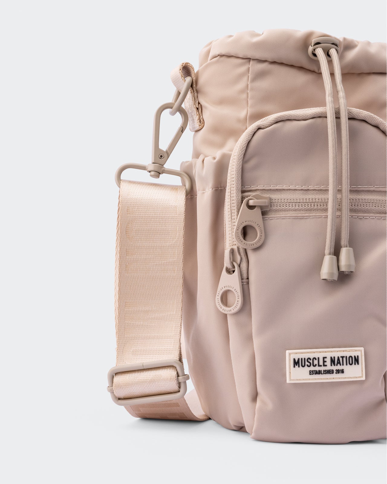 Bottle Bag Stone - Muscle Nation gym backpack - 3