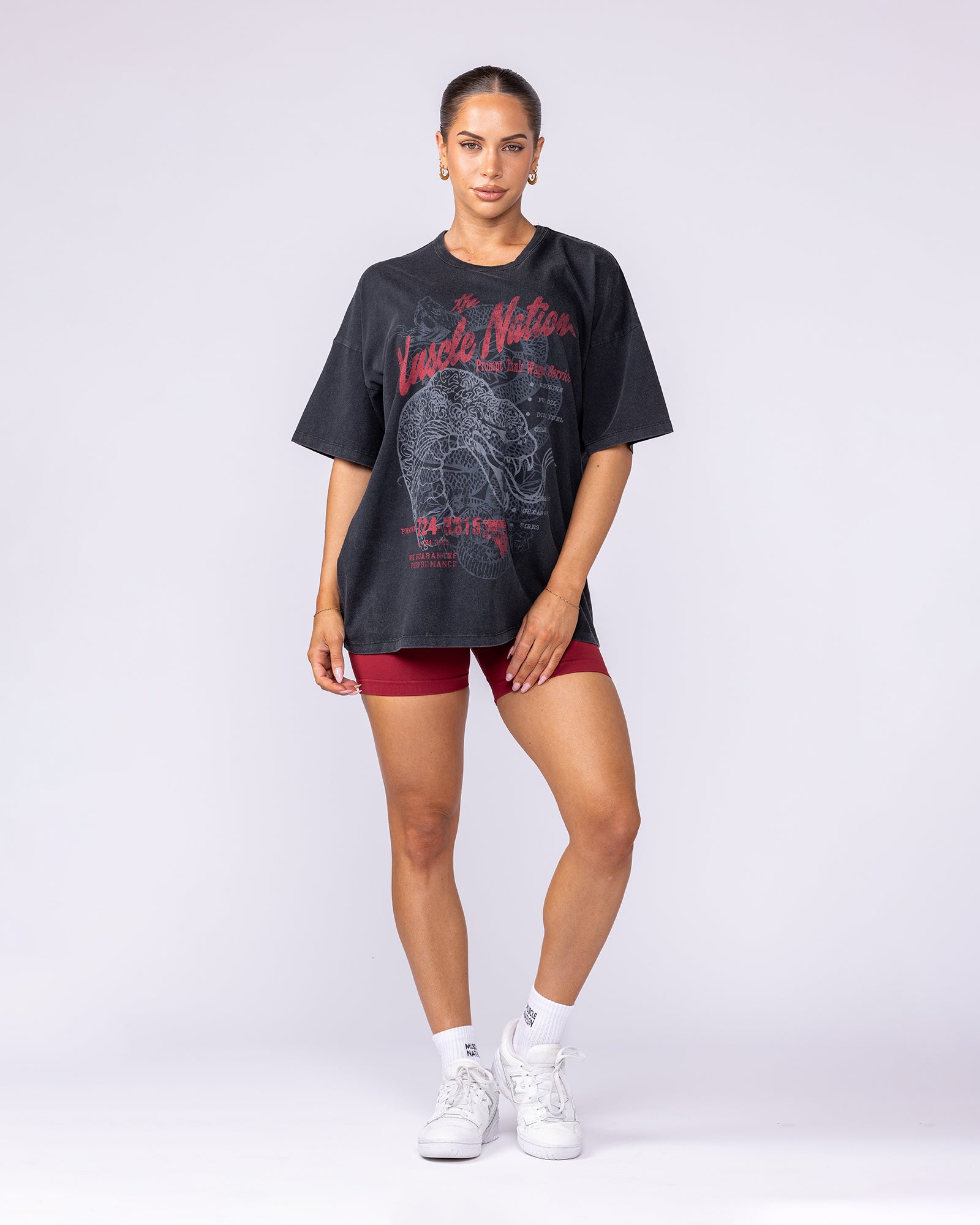 Cobra Vintage Oversized Tee - Washed Black-T-Shirts-XXS-092508WSHBLK-XXS-MNAPPRL44570-5-Muscle Nation