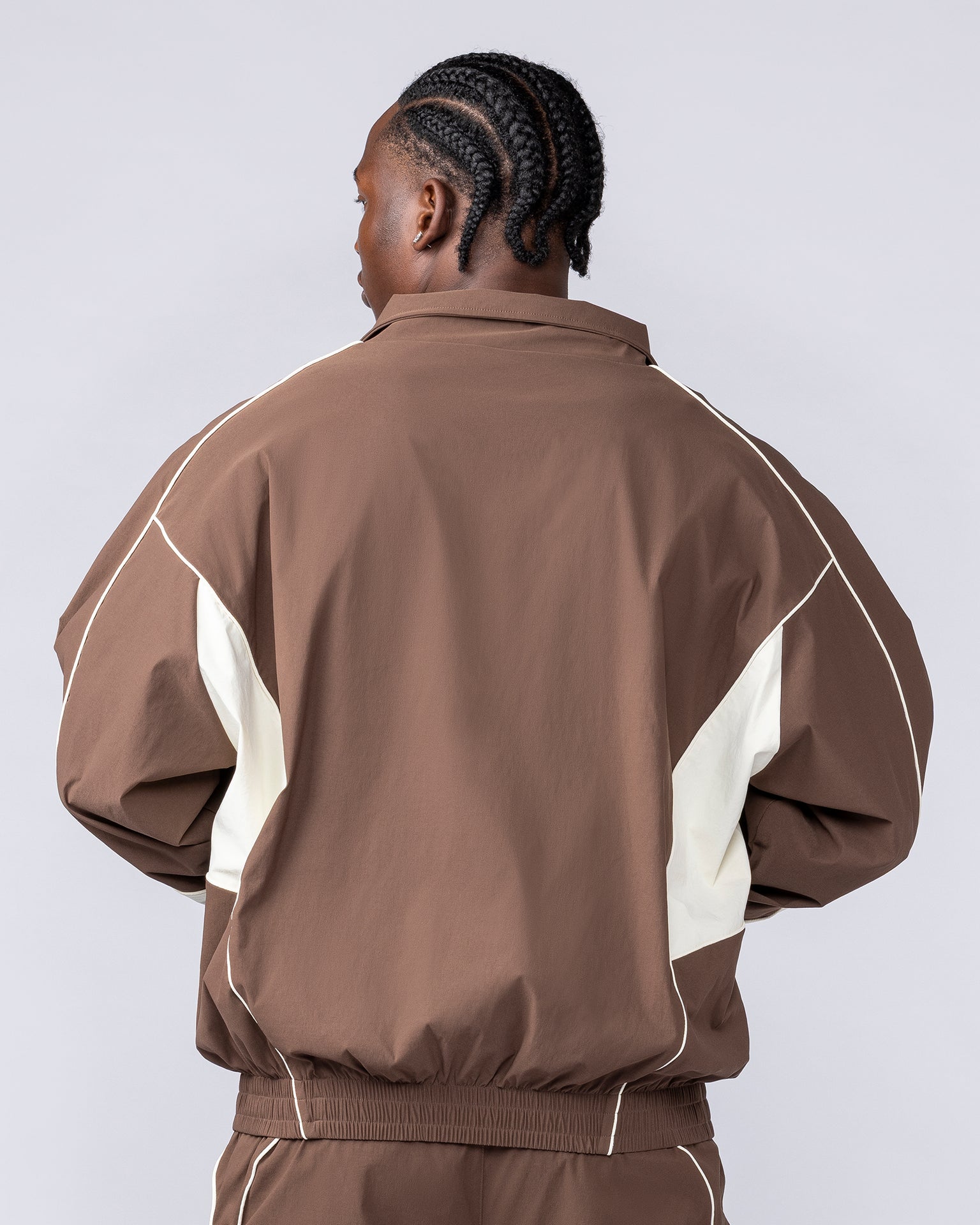 Command Windbreaker Zip Through - Brown