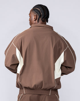 Command Windbreaker Zip Through - Brown