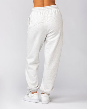 Downtime Slouchy Trackies - Snow Grey Marl-Tracksuits-XXS-022530SNGRYMR-XXS-MNAPPRL42209-1-Muscle Nation