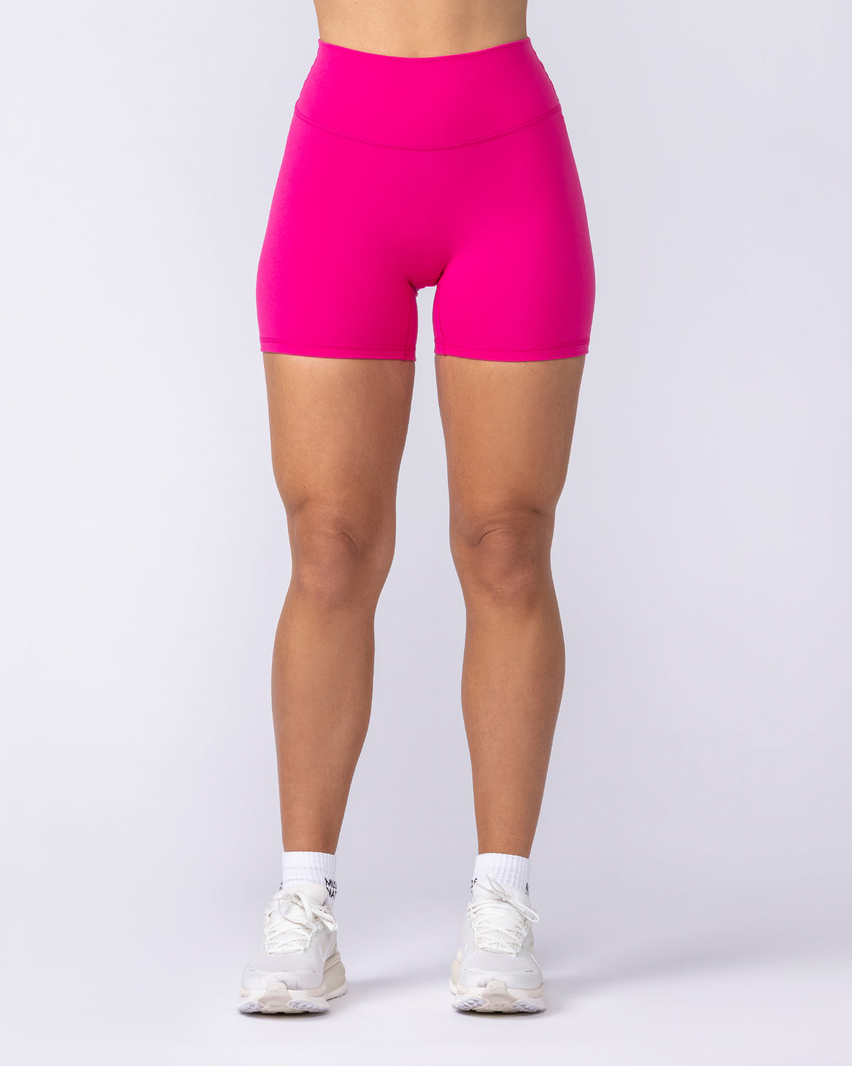 Everyday High Rise Midway Shorts – Raspberry – detail