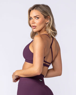 Fantasy Rib Bralette Cranberry - Muscle Nation women's bralette, view 2