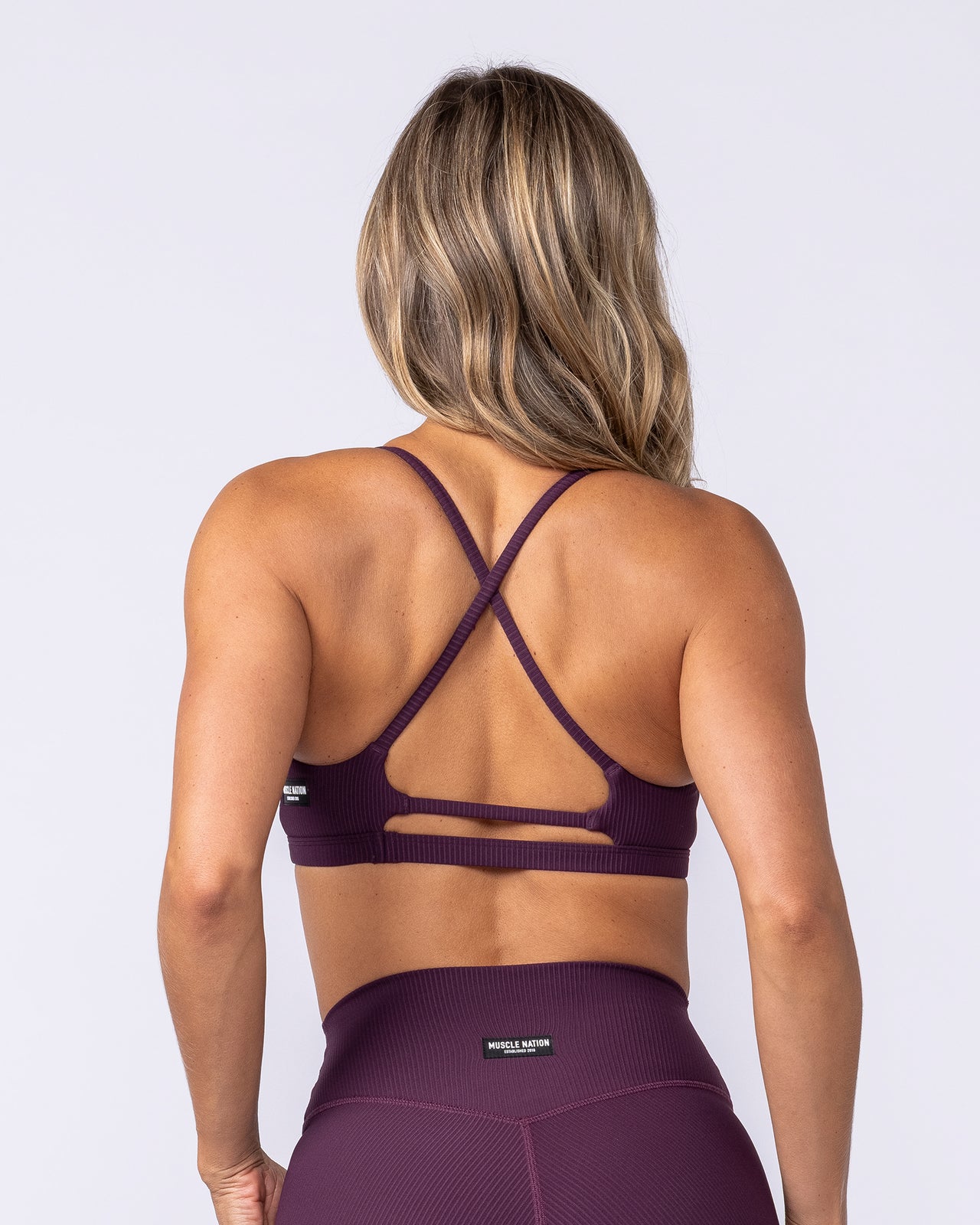 Fantasy Rib Bralette - Cranberry