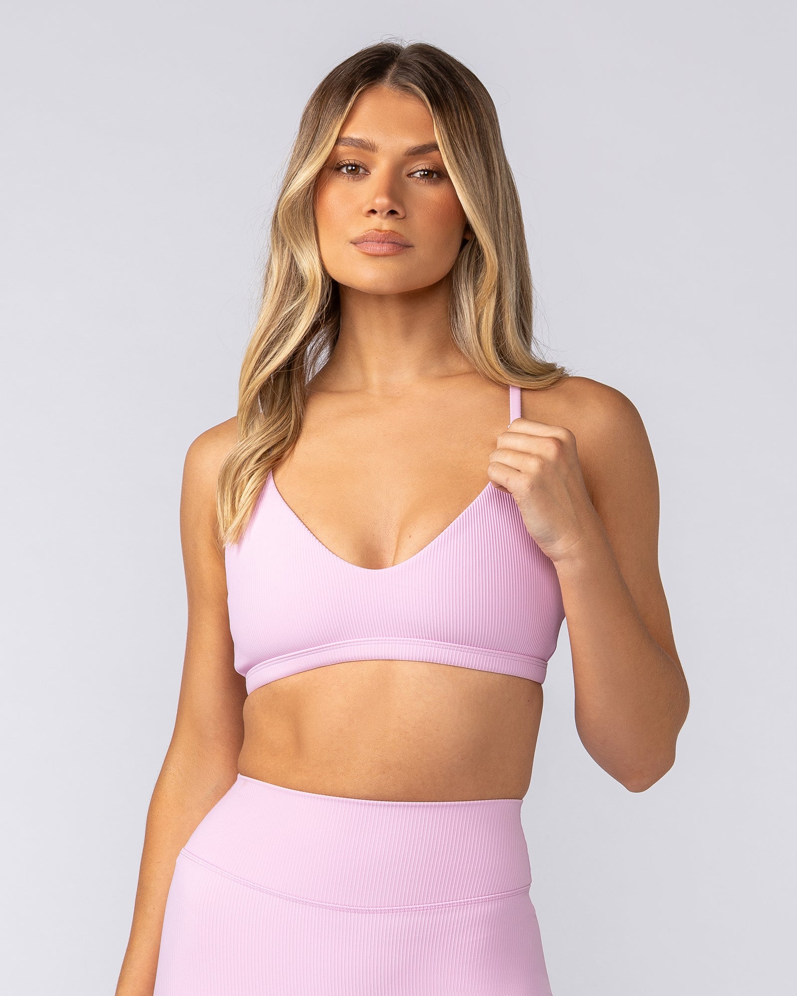 Fantasy Rib Bralette - Fairy Floss-Bralettes-XXS-052502FFLS-XXS-MNAPPRL42558-2-Muscle Nation