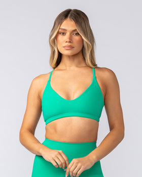 Fantasy Rib Bralette - Palm Leaf-Bralettes-XXS-052502PMLF-XXS-MNAPPRL42550-1-Muscle Nation