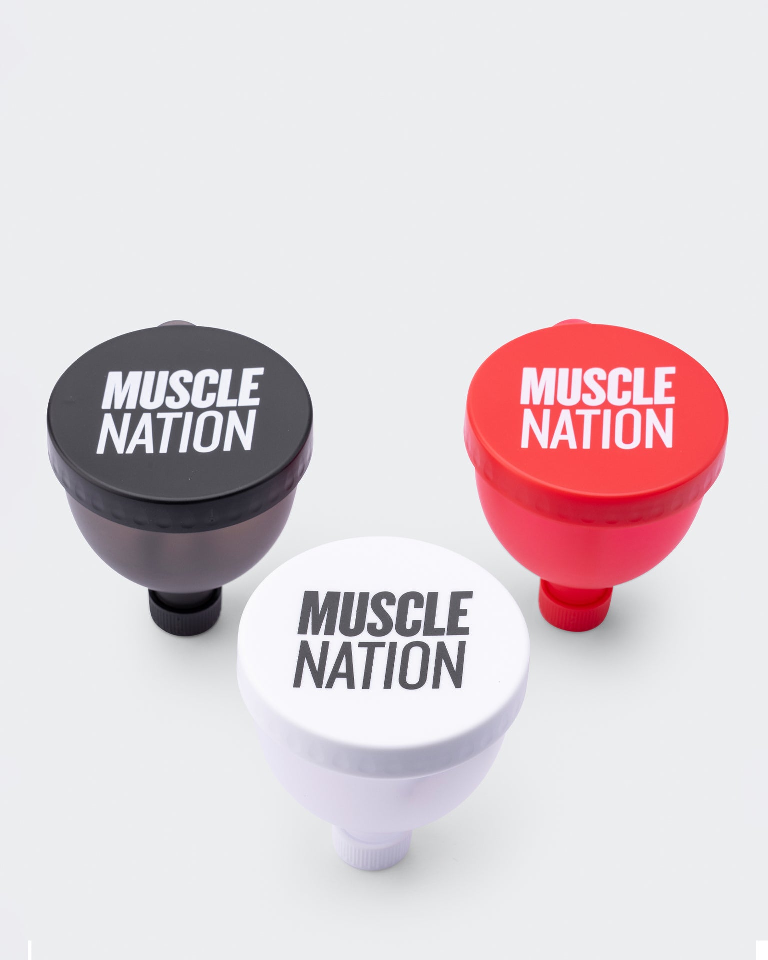 Fill And Go Funnel (X3 Pack) - Red Multi-Accessories-Red-ACC1125199REDM-9360785014021-3-Muscle Nation