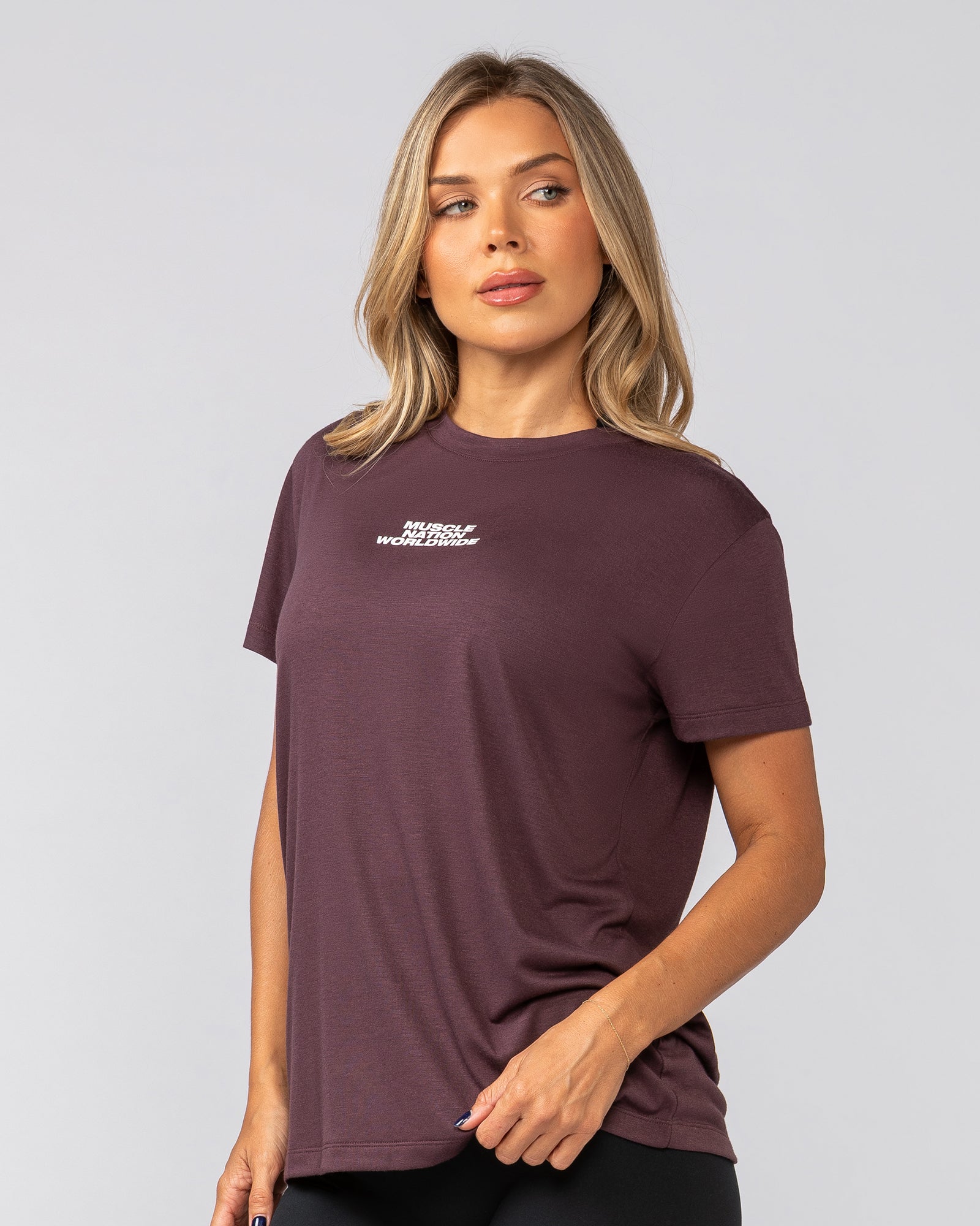 Global Training Tee - Fig-T-Shirts-XXS-022534FIG-XXS-MNAPPRL40882-2-Muscle Nation