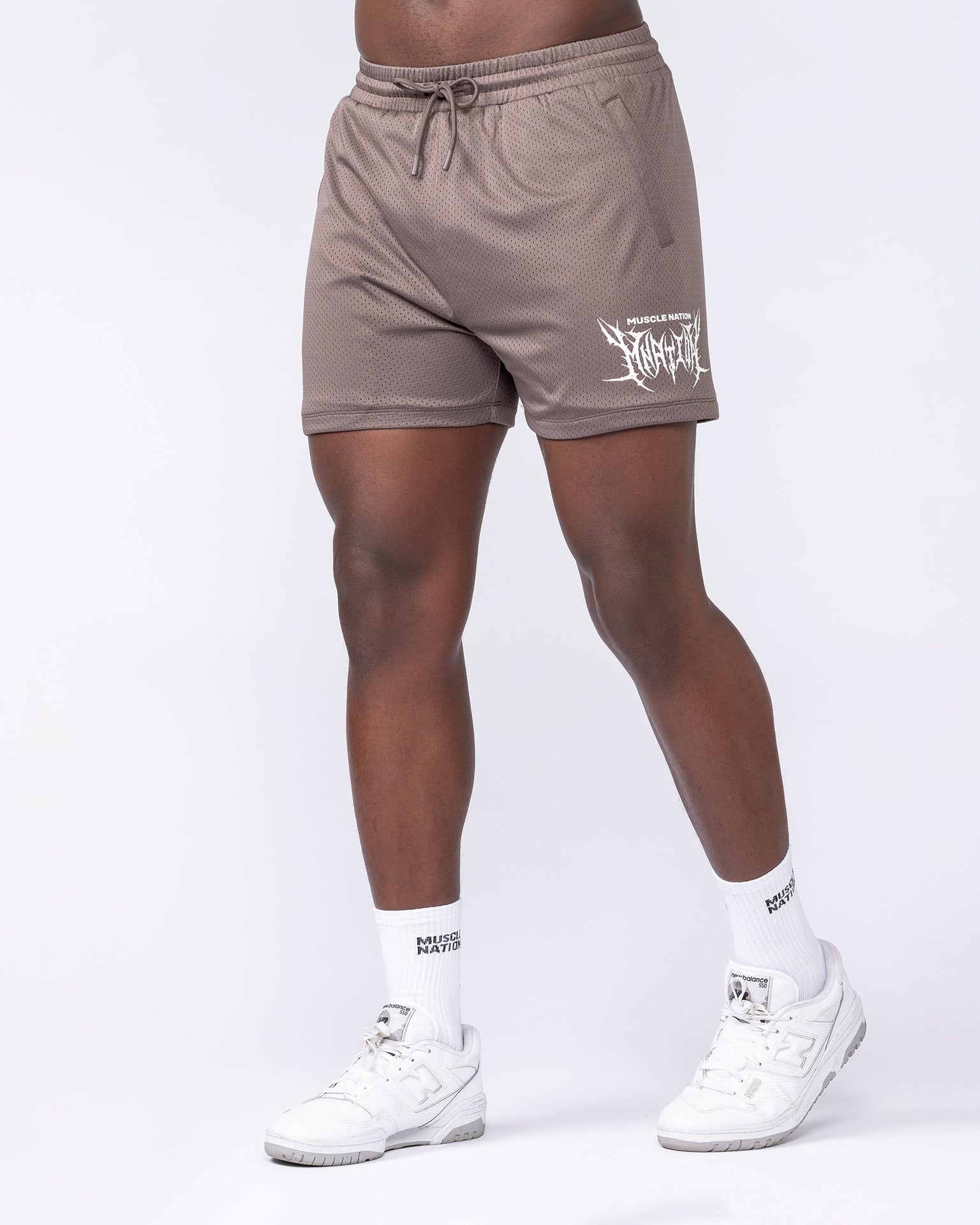 Gothic Lay Up 3.5" Shorts - Dark Taupe