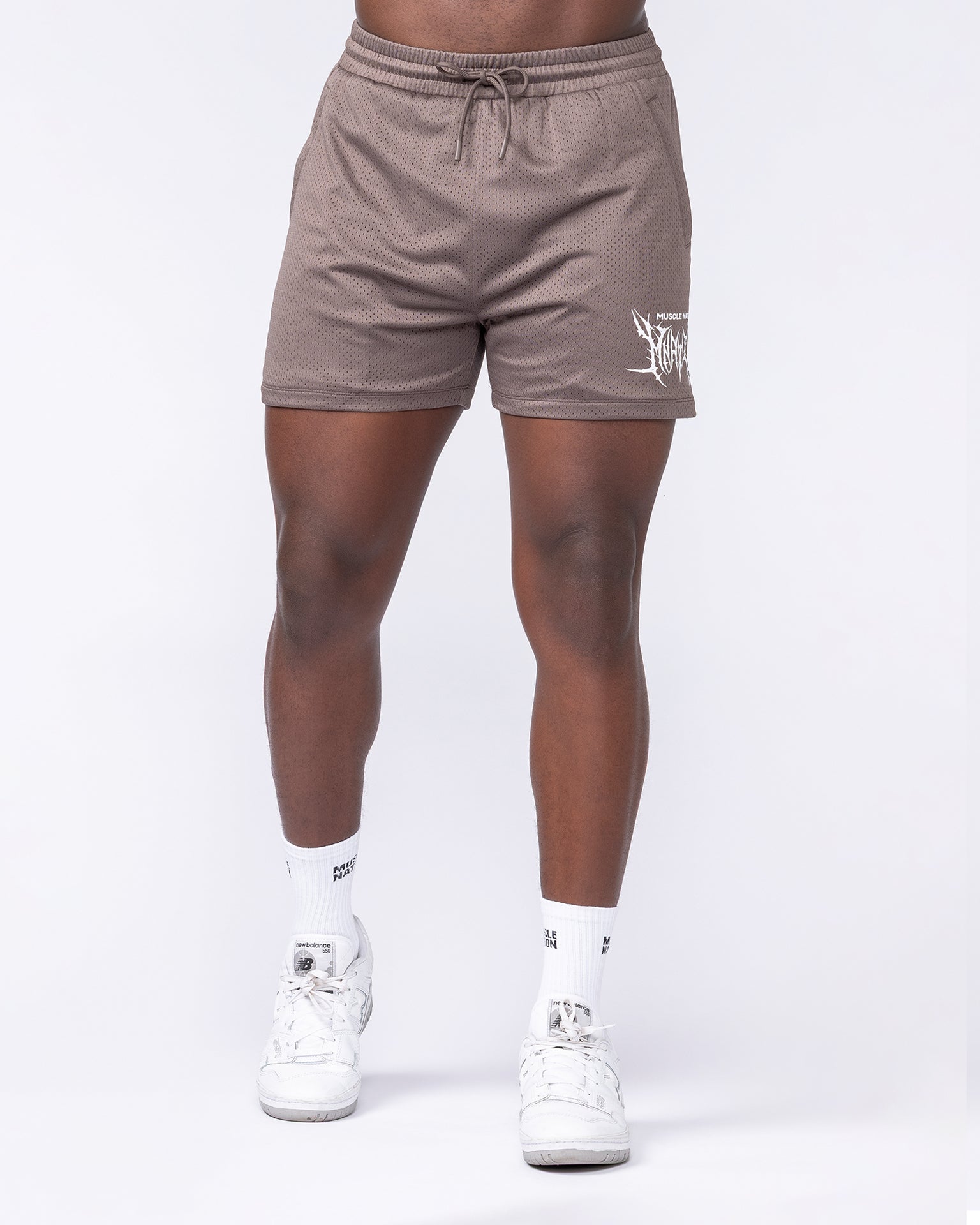 Gothic Lay Up 3.5" Shorts - Dark Taupe