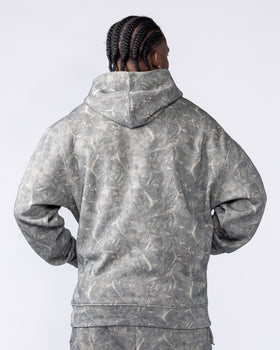 Gothic Oversized Hoodie Washed Tree Camo - Muscle Nation men's hoodie, view 5