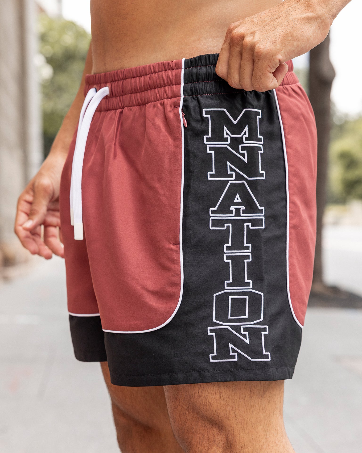 Headliner 5" Shorts - Rust-Shorts-S-022620RST-S-MNAPPRL48663-1-Muscle Nation