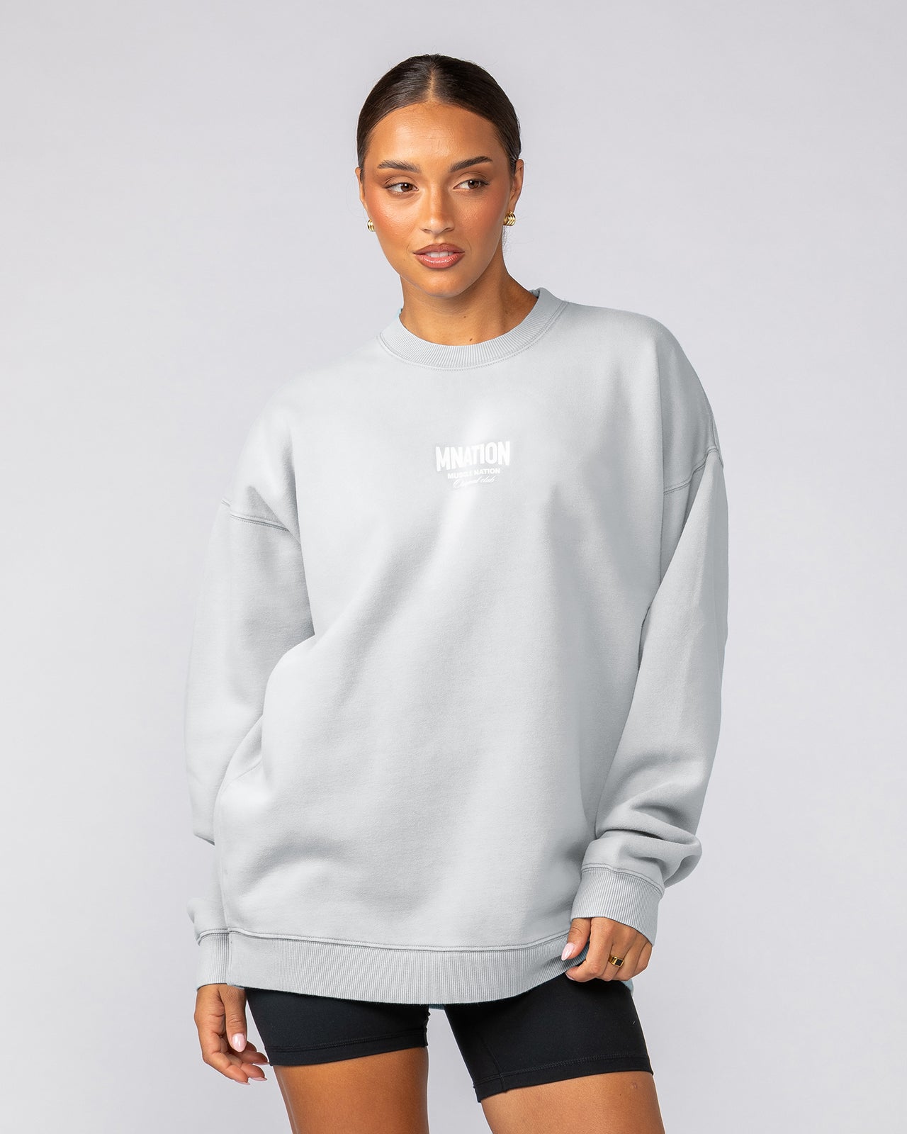 Heritage Crew Pullover - Light Grey-Jumpers & Hoodies-XS-032525LTGRY-XS-MNAPPRL41285-7-Muscle Nation