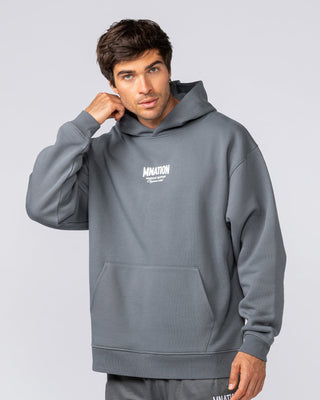 Heritage Oversized Hoodie - Tornado-Jumpers & Hoodies-XS-032501TRNDO-XS-MNAPPRL41261-2-Muscle Nation