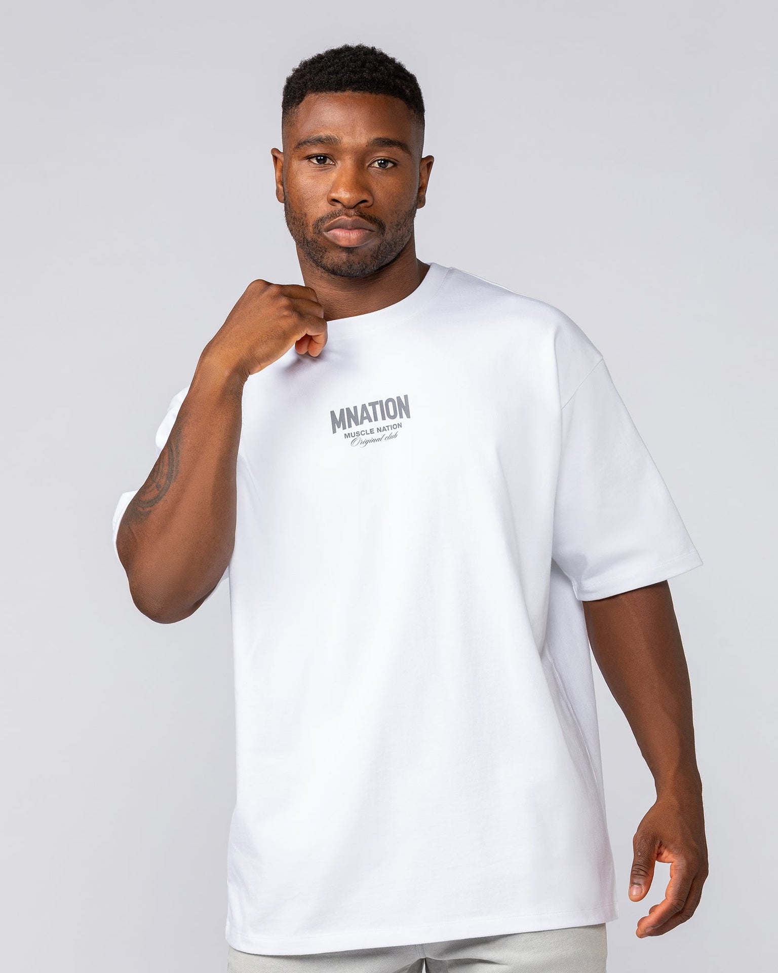 Heritage Pump Cover - White-T-Shirts-XS-032503WHT-XS-MNAPPRL41205-2-Muscle Nation