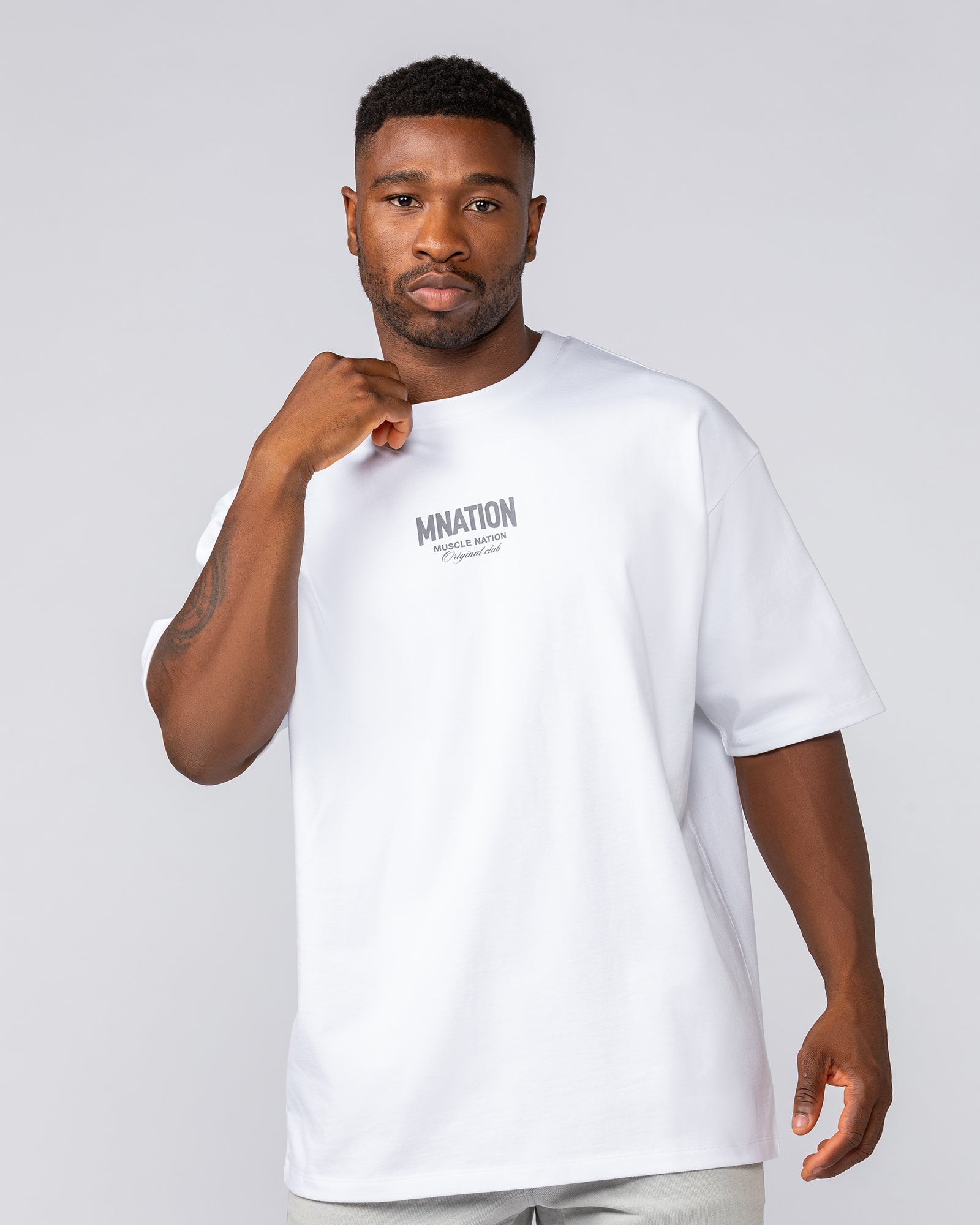 Heritage Pump Cover - White-T-Shirts-XS-032503WHT-XS-MNAPPRL41205-2-Muscle Nation