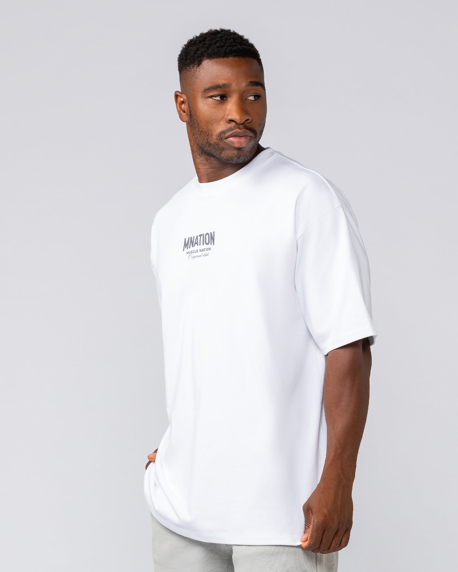 Heritage Pump Cover - White-T-Shirts-XS-032503WHT-XS-MNAPPRL41205-3-Muscle Nation
