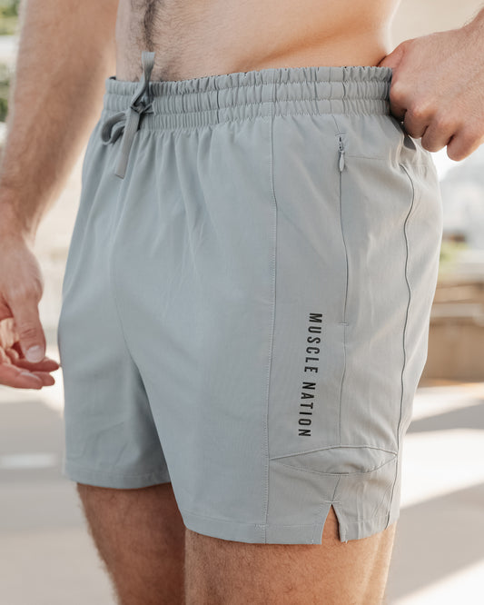 Streamline Training 3" Shorts - Jet Grey-Shorts-S-042524JETGRY-S-MNAPPRL42479-1-Muscle Nation