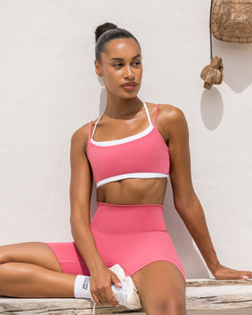 Duo Bralette - White/Petal-Bralettes-XXS-042605WPTL-XXS-MNAPPRL49982-1-Muscle Nation