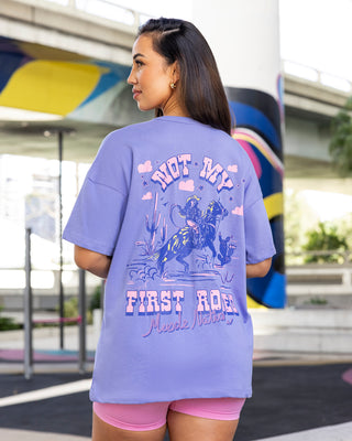 Rodeo Oversized Tee - Jacaranda-T-Shirts-XXS-062513JCRD-XXS-MNAPPRL43127-1-Muscle Nation