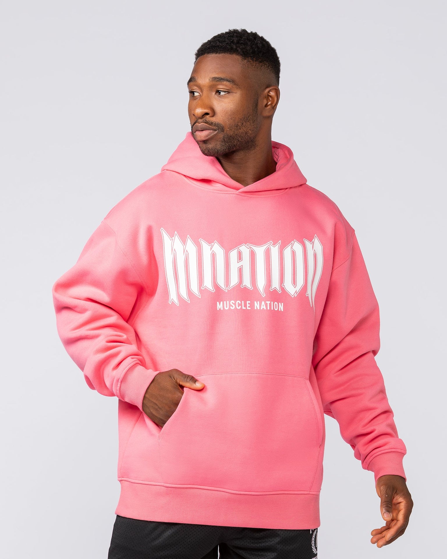 Honour Oversized Hoodie - Calypso-Jumpers & Hoodies-XS-032519CLPSO-XS-MNAPPRL41333-2-Muscle Nation