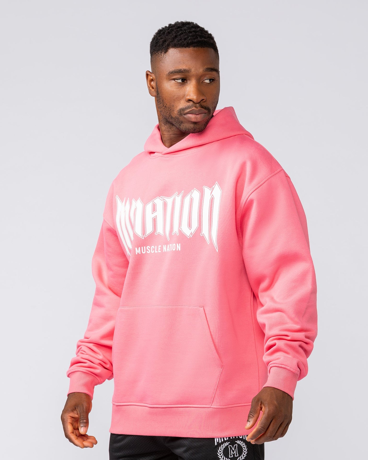 Honour Oversized Hoodie - Calypso-Jumpers & Hoodies-XS-032519CLPSO-XS-MNAPPRL41333-3-Muscle Nation