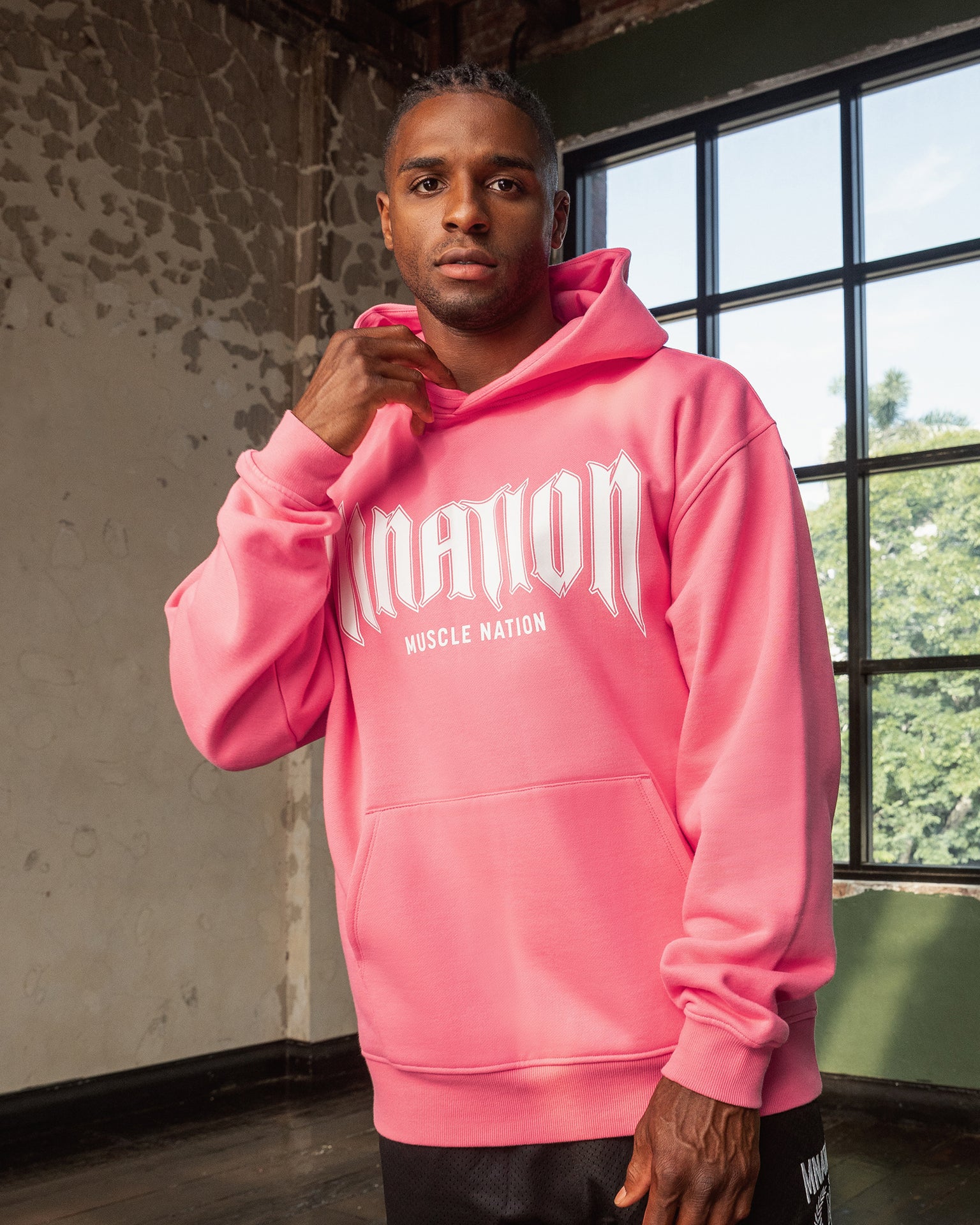 Honour Oversized Hoodie - Calypso-Jumpers & Hoodies-XS-032519CLPSO-XS-MNAPPRL41333-1-Muscle Nation