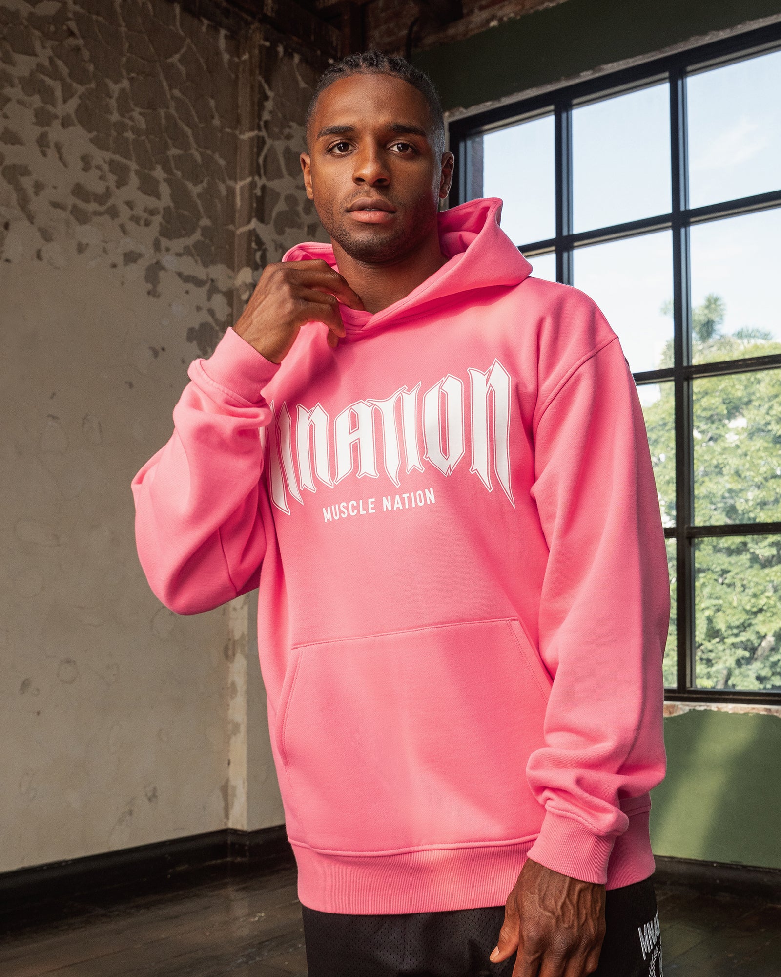 Honour Oversized Hoodie - Calypso-Jumpers & Hoodies-XS-032519CLPSO-XS-MNAPPRL41333-1-Muscle Nation