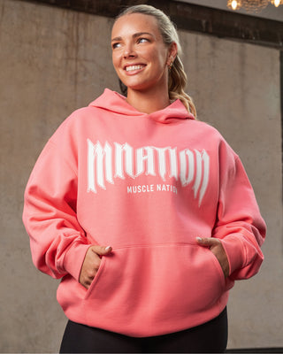 Honour Oversized Hoodie - Calypso-Jumpers & Hoodies-XS-032519CLPSO-XS-MNAPPRL41333-7-Muscle Nation