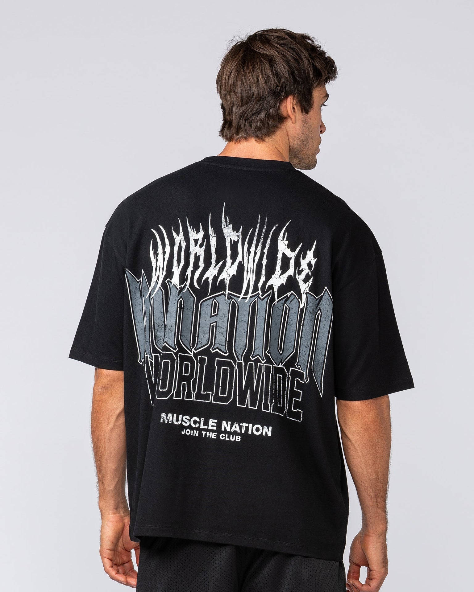Honour Oversized Tee - Black-T-Shirts-XS-032524BLK-XS-MNAPPRL41197-1-Muscle Nation