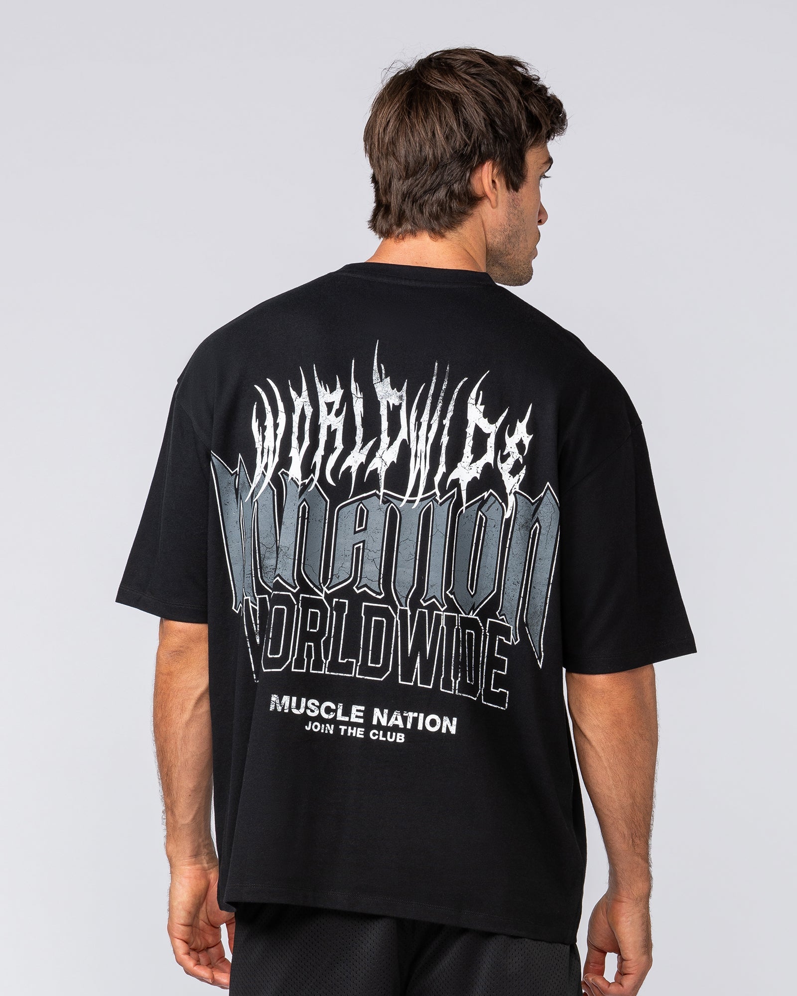 Honour Oversized Tee - Black-T-Shirts-XS-032524BLK-XS-MNAPPRL41197-1-Muscle Nation