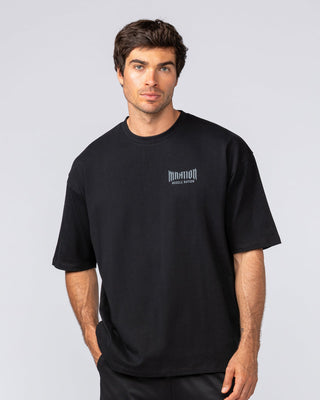 Honour Oversized Tee - Black-T-Shirts-XS-032524BLK-XS-MNAPPRL41197-2-Muscle Nation