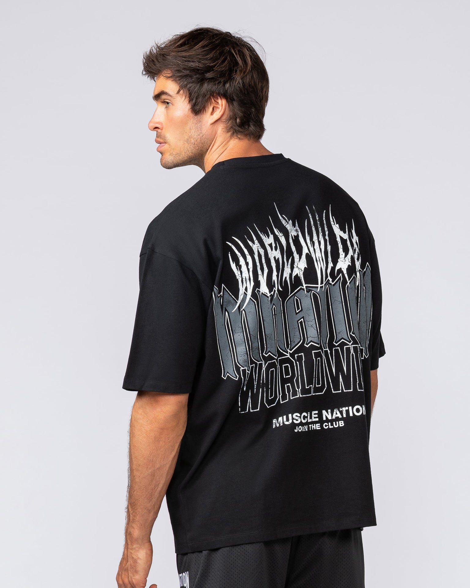 Honour Oversized Tee - Black-T-Shirts-XS-032524BLK-XS-MNAPPRL41197-4-Muscle Nation