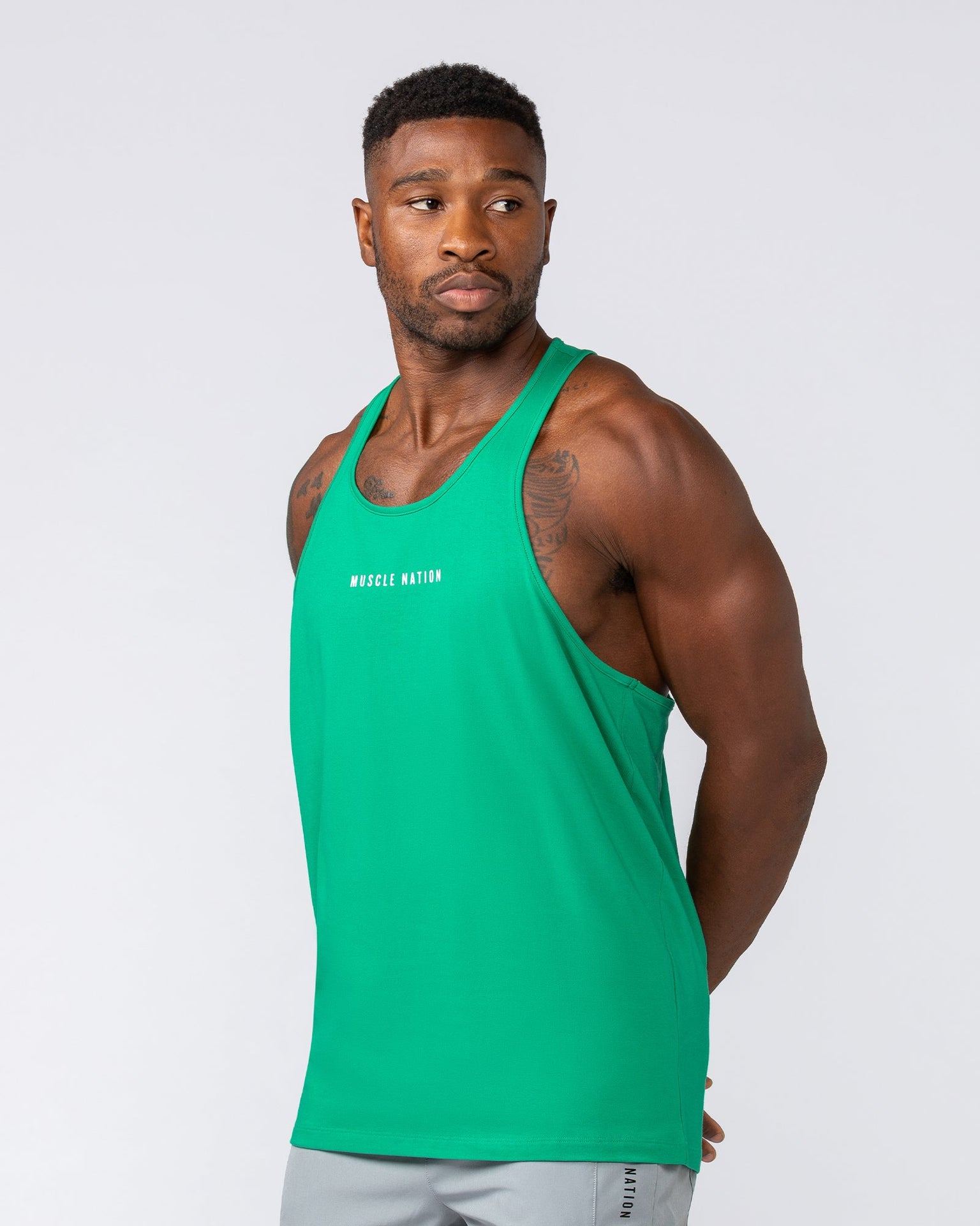 Infinite Y Back Singlet - Clover-Singlets & Tanks-S-042523CLVR-S-MNAPPRL41894-2-Muscle Nation