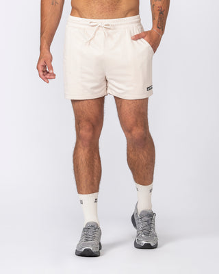 Lay Up 3.5" Shorts Travertine - Muscle Nation men's gym shorts