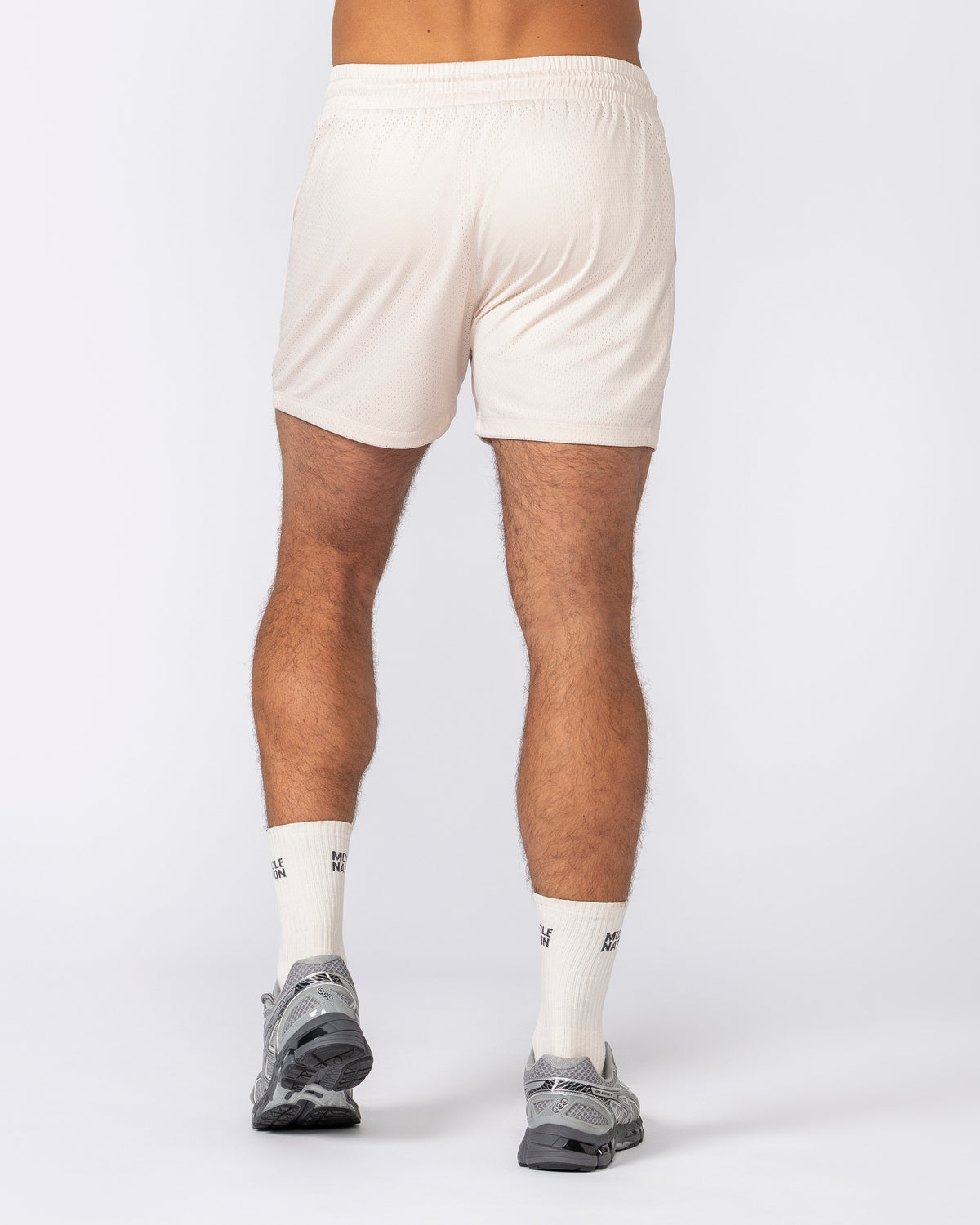 Lay Up 3.5" Shorts Travertine - Muscle Nation men's gym shorts, view 5