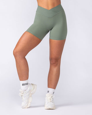 Liberty Wrap Bike Shorts - Muted Khaki