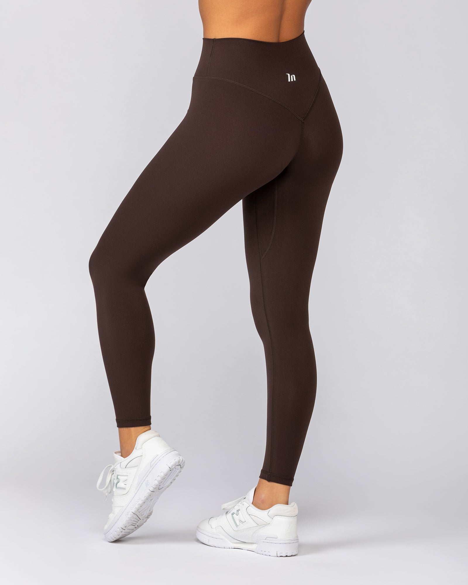 Liberty Zero Rise Ankle Length Leggings - Cocoa-Leggings-XXS-042534COCOA-XXS-MNAPPRL41667-5-Muscle Nation
