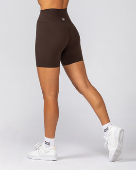 Liberty Zero Rise Bike Shorts - Cocoa-Shorts-XXS-042533COCOA-XXS-MNAPPRL41640-1-Muscle Nation