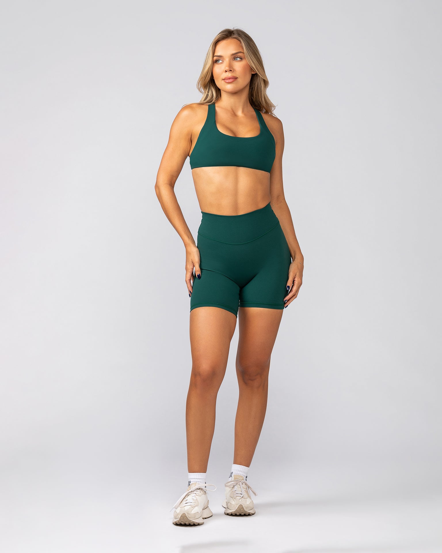 Liberty Zero Rise Bike Shorts - Evergreen-Shorts-XXS-042533EVEGRN-XXS-MNAPPRL41649-7-Muscle Nation